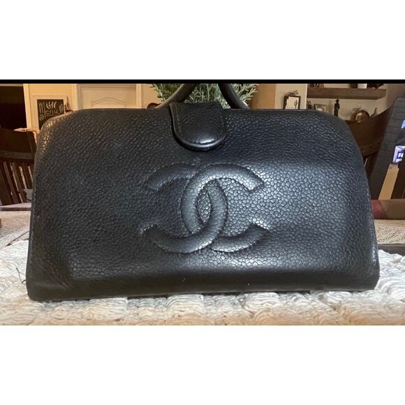 Chanel Black Caviar Long Wallet authentic - Picture 1 of 15
